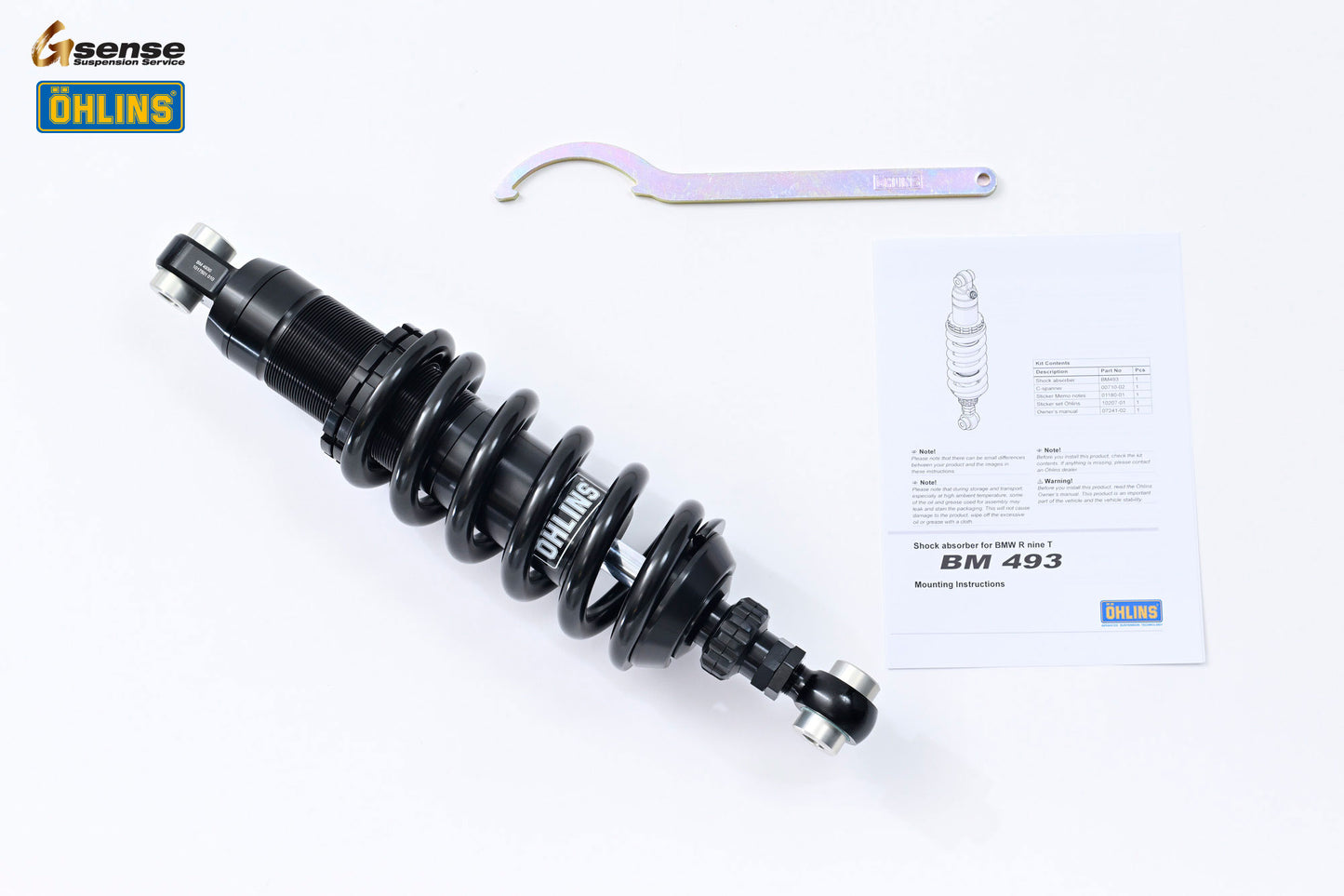 OHLINS BM493 S46DR1L Blackline