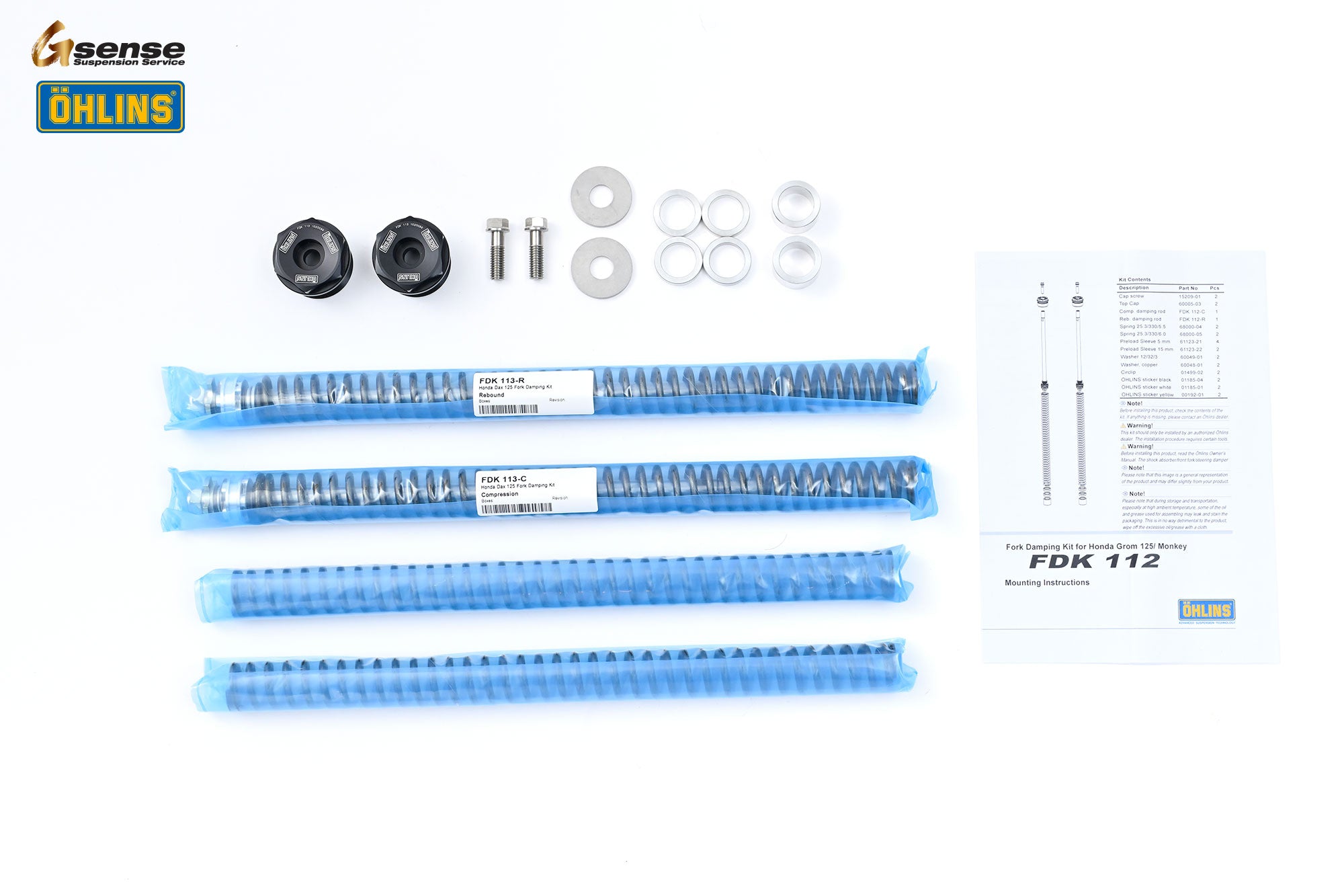 OHLINS FDK112 フロントダンピングキット – OHLINS日本国内正規代理店
