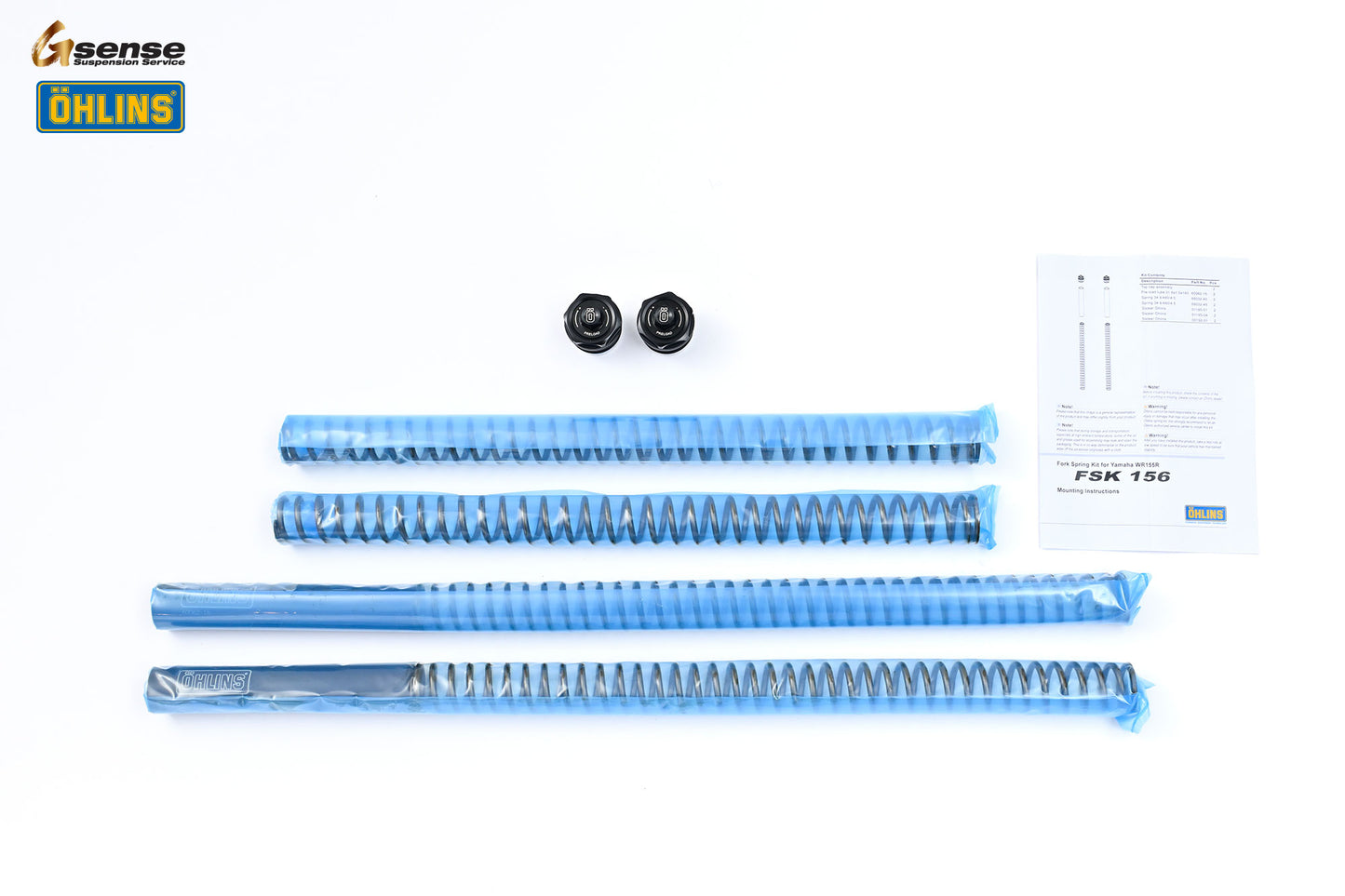 OHLINS FSK156トップキャップ＆スプリングキット