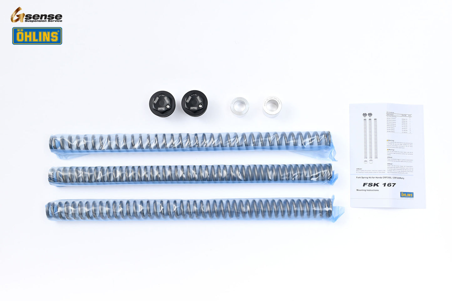 OHLINS FSK167 トップキャップ＆スプリングキット