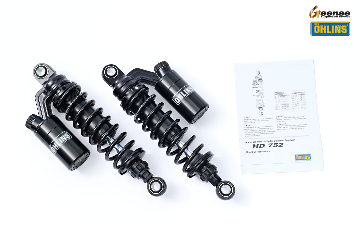 OHLINS HD752 S36PR1C1L Blackline