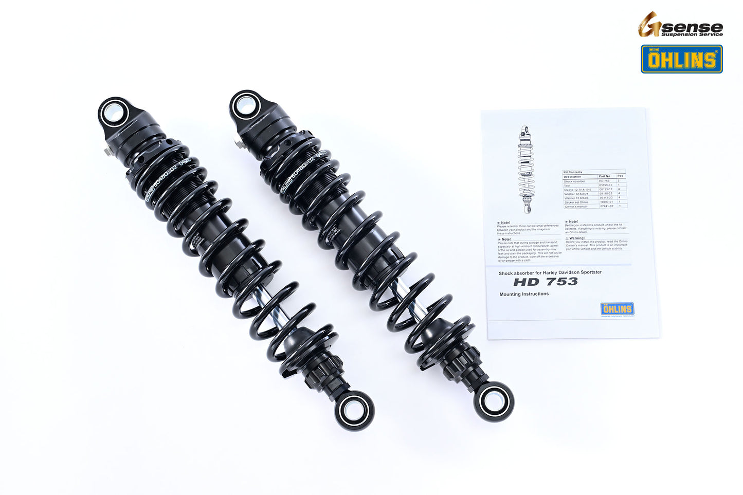 OHLINS HD753 S36DR1L Blackline