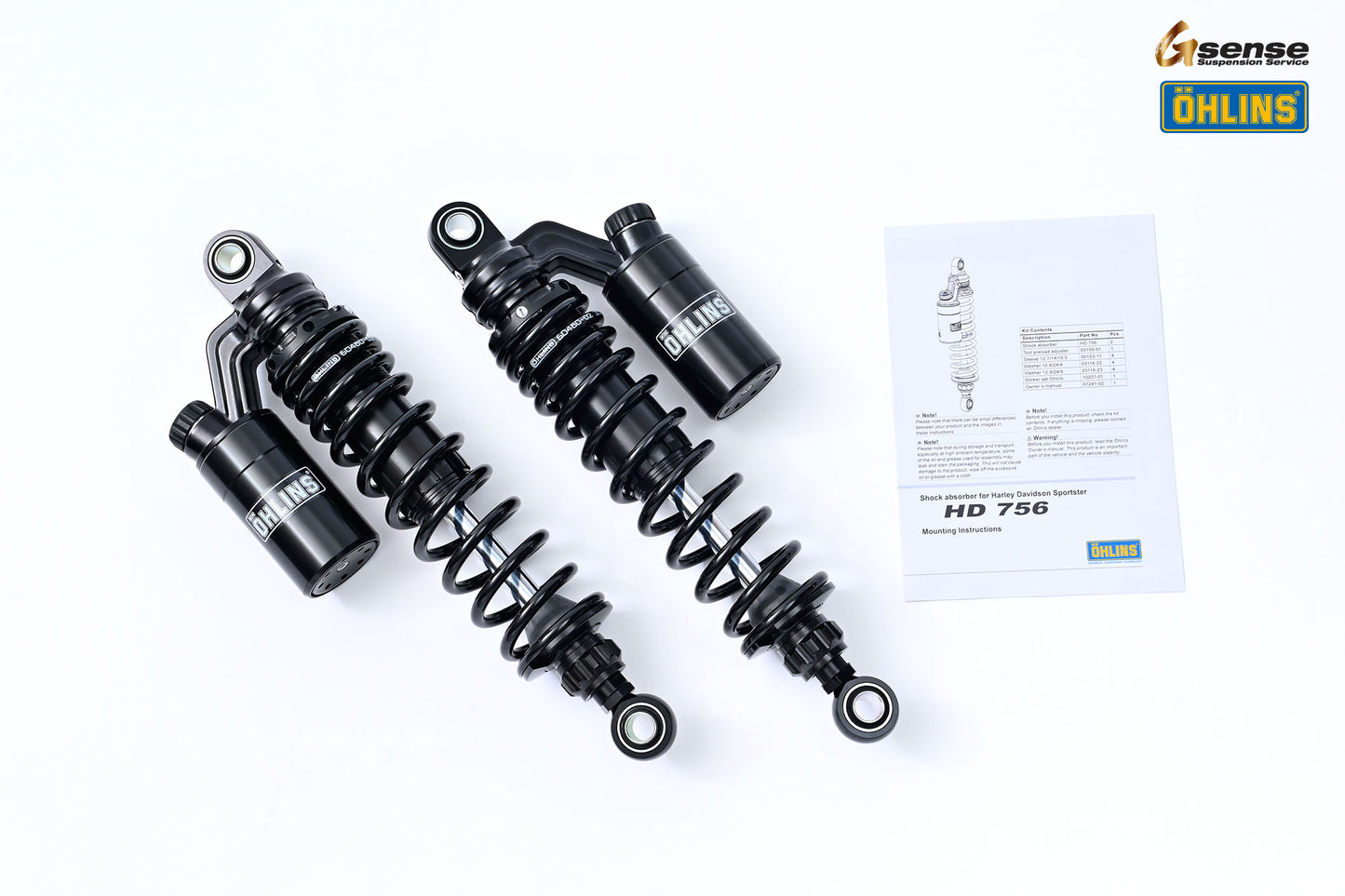 OHLINS HD756 S36PR1C1L Blackline