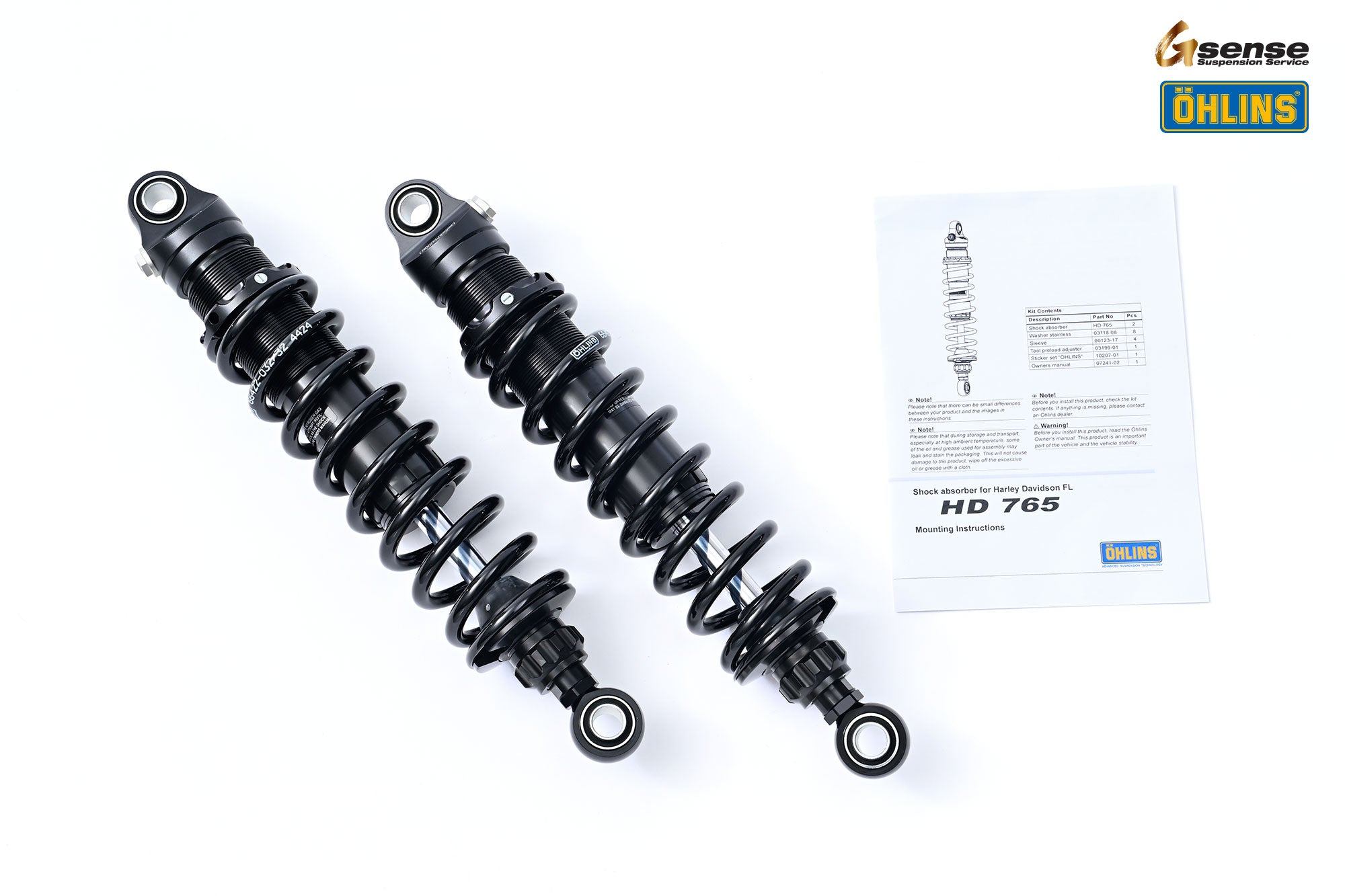 【ユウページ】 OHLINS HD765 S36DR1L Blackline – OHLINS日本国内正規代理店 G sense
