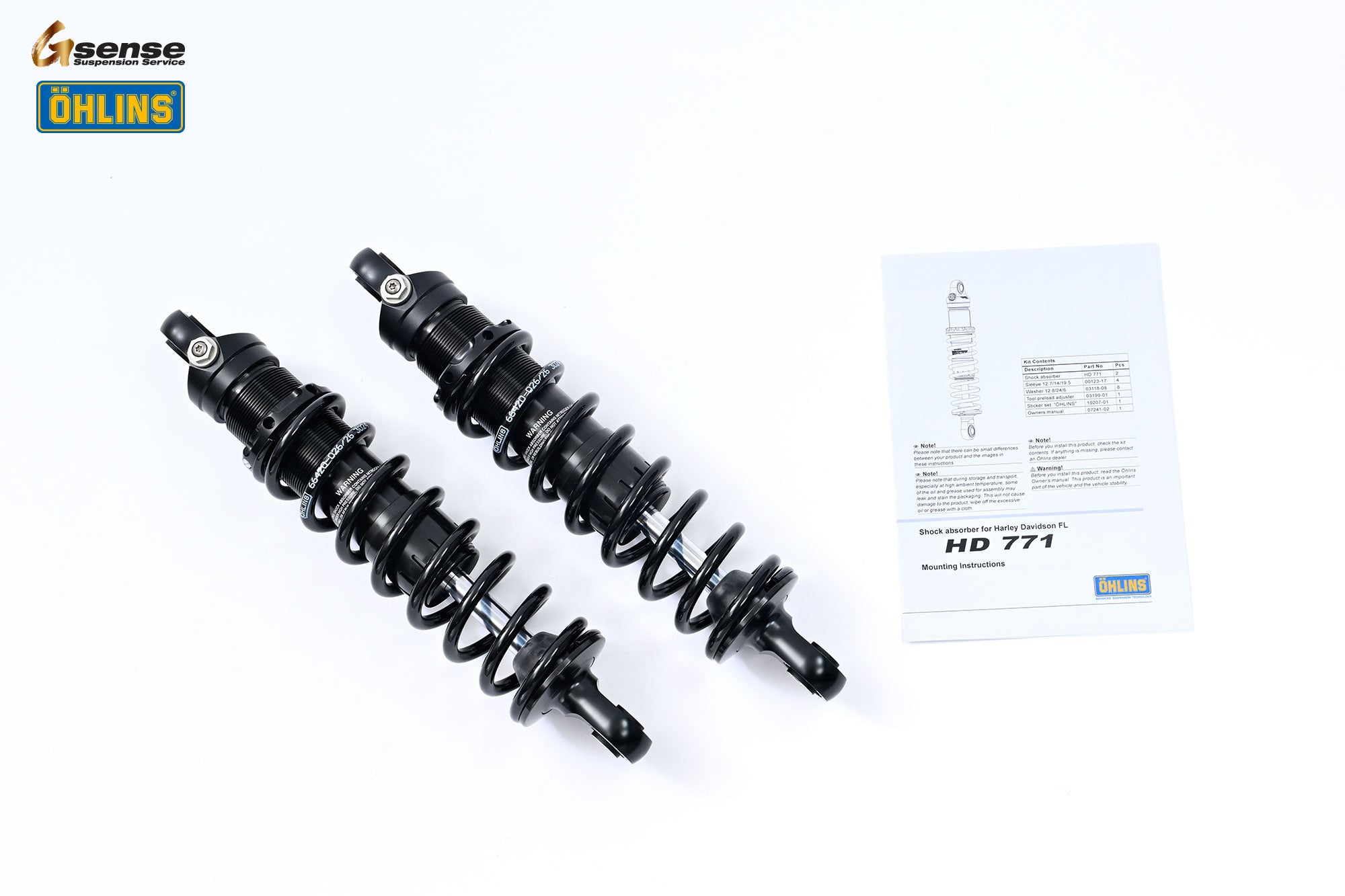 OHLINS オーリンズ S36D HD771 ブラックライン ハーレー OHLINS HD771 S36D Blackline – OHLINS日本国内正規代理店 G sense Web