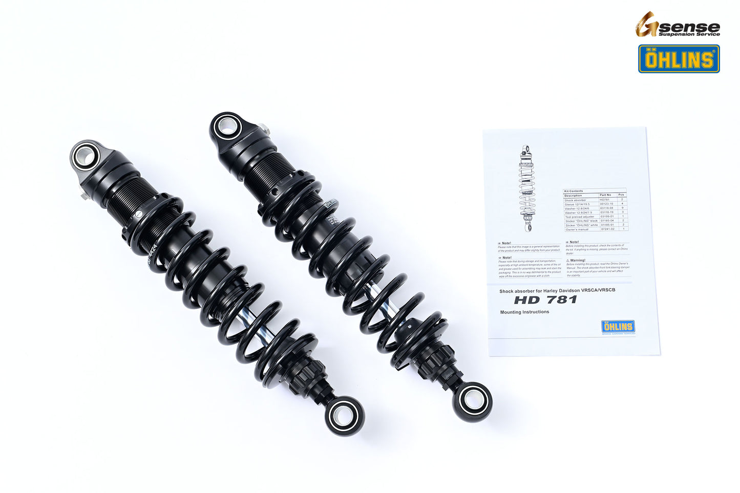 OHLINS HD781 S36DR1L  Blackline