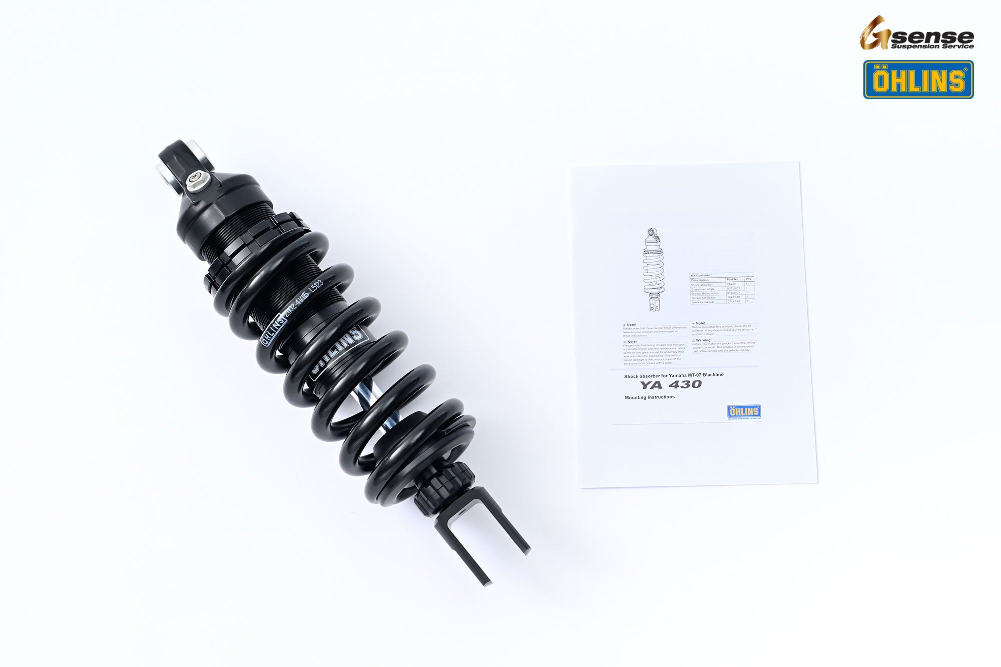 OHLINS YA430 S46DR1 Blackline – OHLINS日本国内正規代理店 G sense