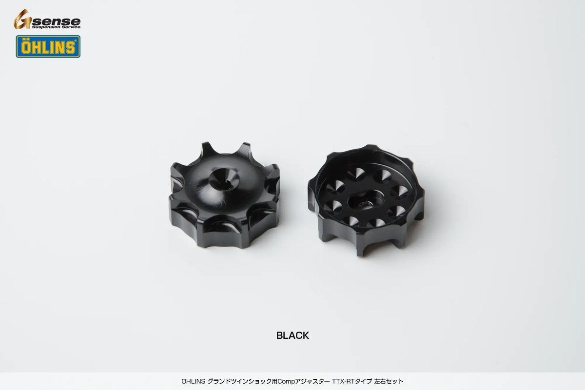 OHLINSグランドツインショック用 Compアジャスター TTX-RTタイプ左右 OHLINSグランドツインショック用 Compアジャスター TTX-RTタイプ左右